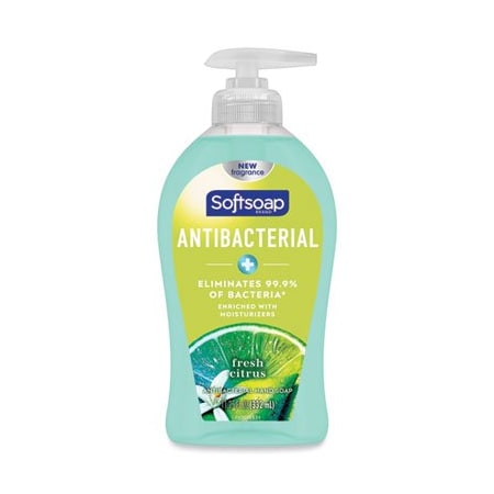 Colgate-Palmolive Softsoap, Antibacterial Hand Soap, Fresh Citrus, 11 1/4 Oz Pump Bottle 44572EA